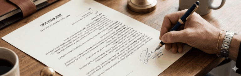חוזה עבודה נכון – מה חייב להופיע