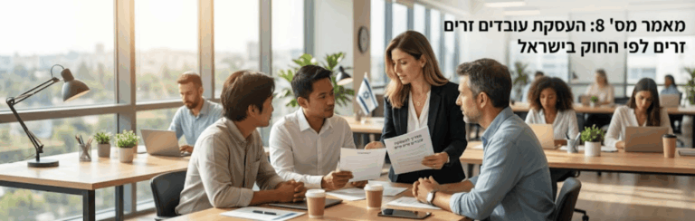 מאמר מס' 8: העסקת עובדים זרים לפי החוק בישראל