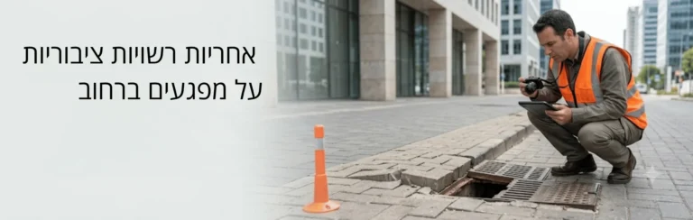 אחריות רשויות ציבוריות על מפגעים ברחוב